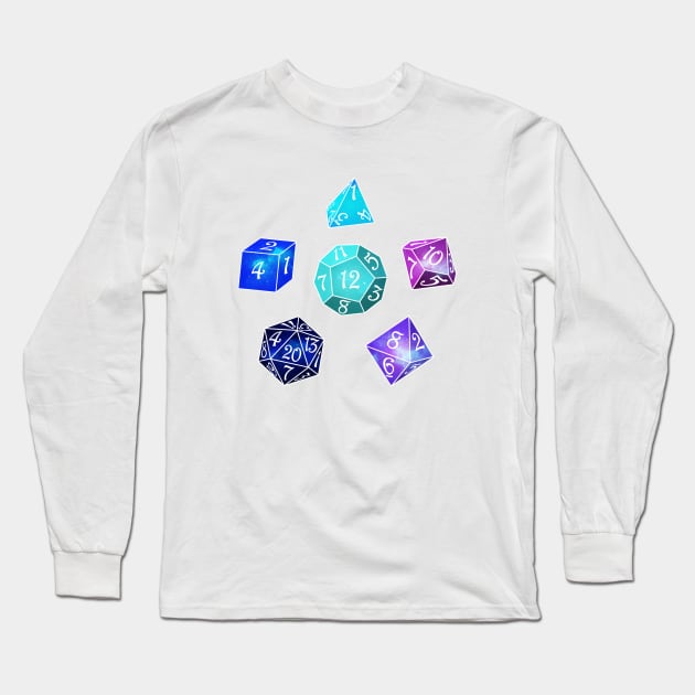 Neon dice Long Sleeve T-Shirt by maryallen138